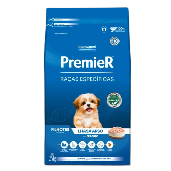 Ração Premier Raças Específicas Lhasa Apso Filhotes 2,5 kg